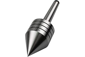 TEXALAN(R) Heavy Duty Live Tailstock Center MT1#1 Morse Taper with 60 Degree Tip for Woodworking