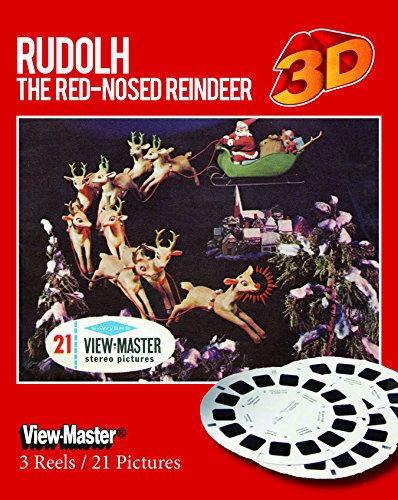 Classic ViewMaster - Rudolph the Red-Nosed Reindeer - 3 Reels on Card- NEW