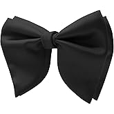 GHTIYLP Mens Bow Tie Pre Tied Oversized Bow Ties for Men Satin Bowties for Tuxedo Wedding Party Banquet