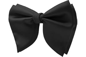 GHTIYLP Mens Bow Tie Pre Tied Oversized Bow Ties for Men Satin Bowties for Tuxedo Wedding Party Banquet