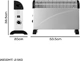 Daewoo Convector Heater 2000W White Thermostat Free Standing view 4