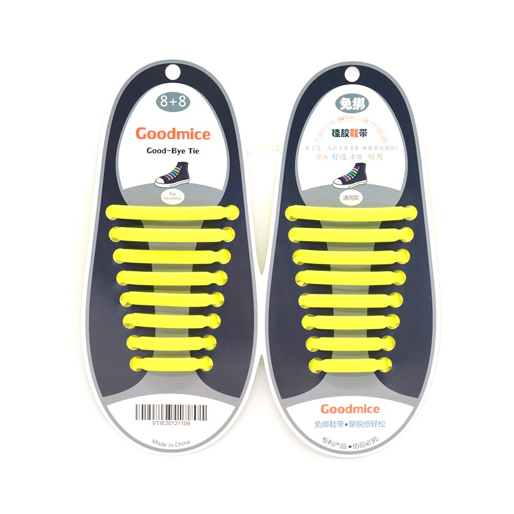 16pcs New Design Convenient No Tie Shoelaces Set Silicone Elastic Shoe Lace