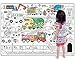 b_odd supplies A Set of 4, Giant Wall Size Coloring Posters for Kids Coloring Book Wall Decals for Kids Room Décor, 29.9