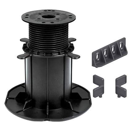 20 Stück Trevendo® Universal Stelzlager & Plattenlager XXL 120-220 mm für Holz, WPC und Stein
