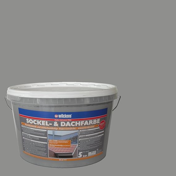 Sockel- & Dachfarbe Steingrau 5 Liter