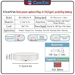 ComXim Rotating Display Stand with Type-C, 360