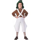 Rubies at Party City Willy Wonka and the Chocolate Factory: Oompa Loompa Costume for Kids, Boy's Costume