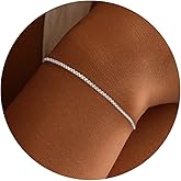 Treasure Bender S925 Sterling Silver Box Bracelets for Women - Sterling Silver Box Chain Bracelet Handmade Jewelry Gold Bracelets for Women 6.5/7/7.5/8 Inch