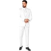 Suitmeister Men's Party Costumes - Slim Fit Solid Color Suit for Leisure - Halloween Parties and Party Wear