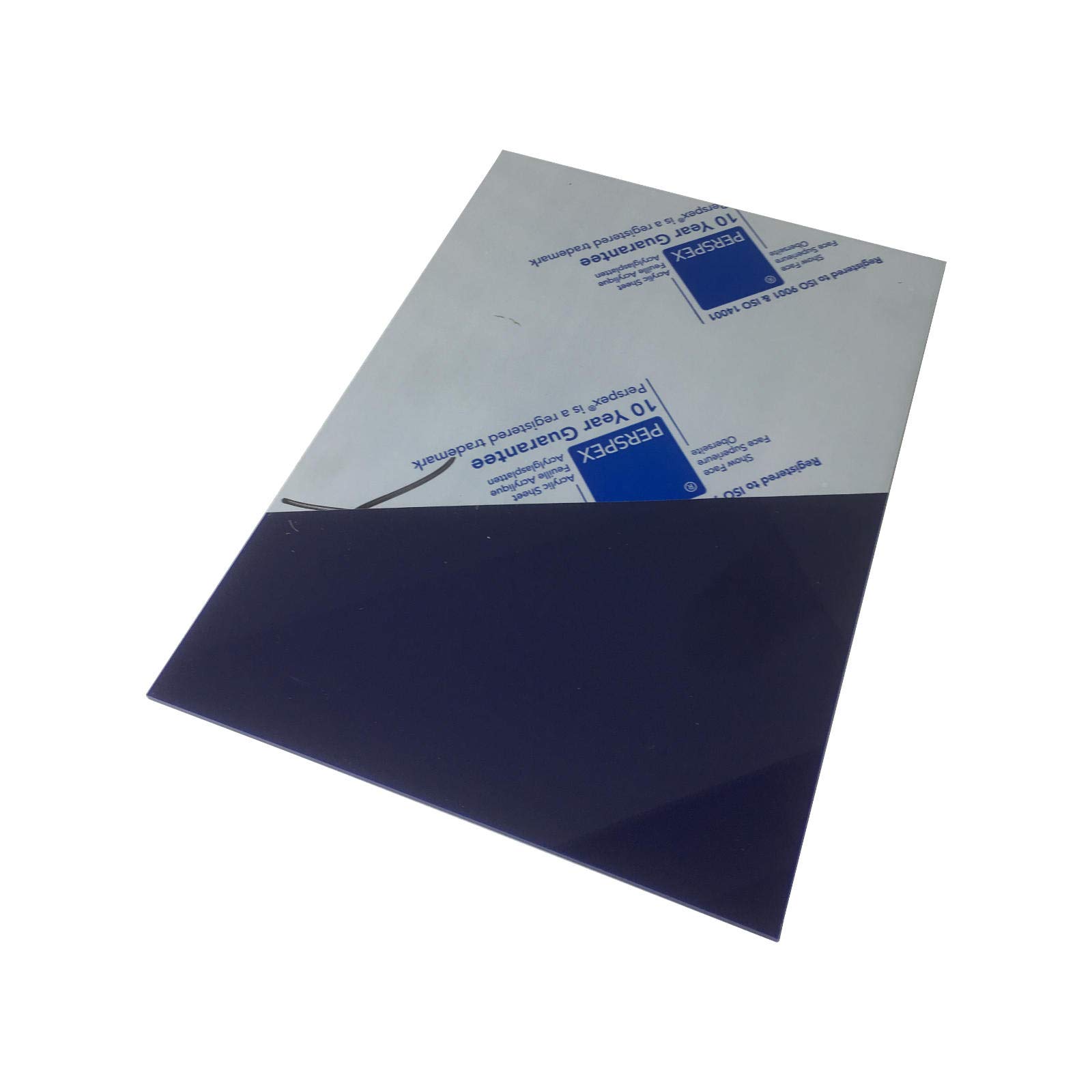 Acrylic Sheet A4 (297mm x 210mm / 11.6 x 8.2 inches) 3mm Thick, Plastic Panel Plate for Crafts, Model Building, Businesses, Home and Garden, Colour:navy