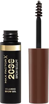 Max Factor 2000 Calorie Brow Sculpt Volumising Gel Black Brown 4.5ml
