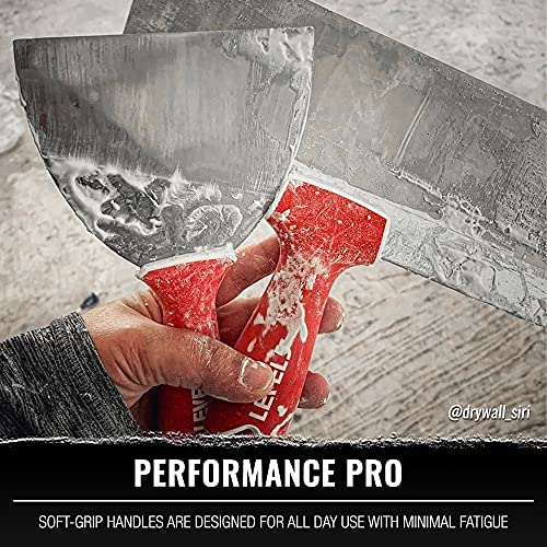 Deluxe Drywall Hand Tool Set, Stainless Steel LEVEL5 ProGrade