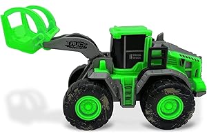 Boersma Construction Excavator Toys for 3 Year Old Boys, Toddler Car Toy Trucks, Kids Construction Vehicle Toys, Bulldozers Cranes Excavators Construction Trucks Gift for Birthday