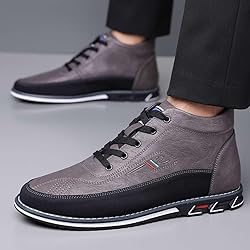 mitvr Men's Casual Dress Boots Motorcycle Boots