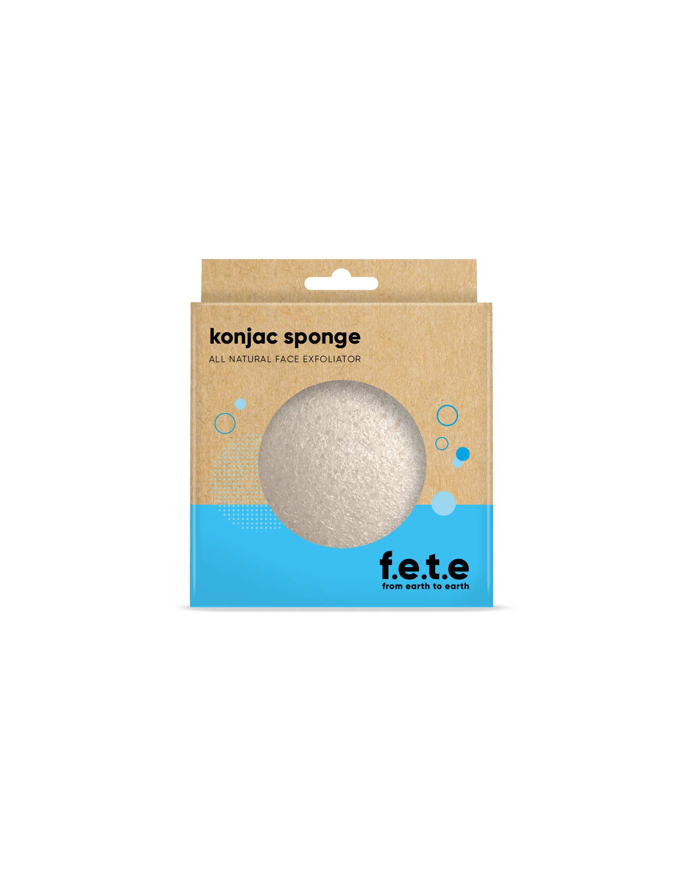 f.e.t.e | Konjac Sponge | Biodegradable & Compostable | Sustainable | Vegan