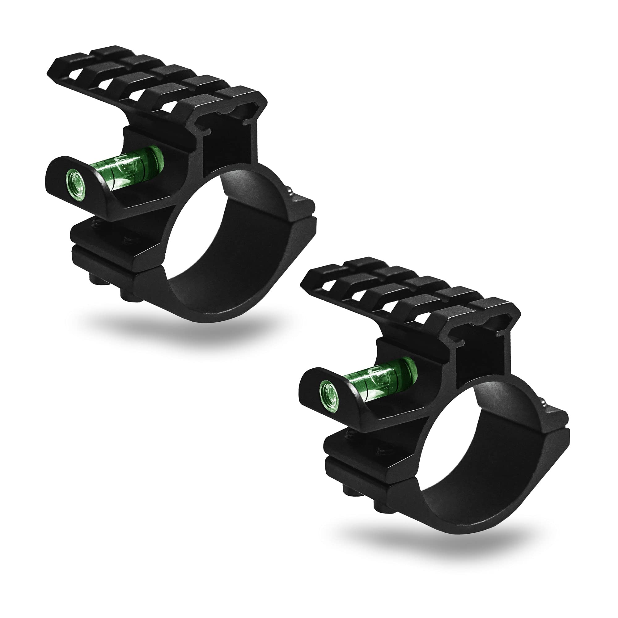 Horizon Airsoft x2 Spirit Rifle Scope Mount 30mm & 25.4mm 25mm 1" Weaver Picatinny Rail Airsoft Torch 1" Adapter Included