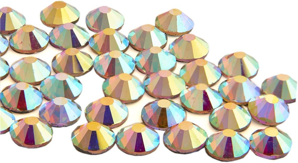 1440 x EIMASS® Flat Back Non Hot Fix Glass Crystals, Rhinestones