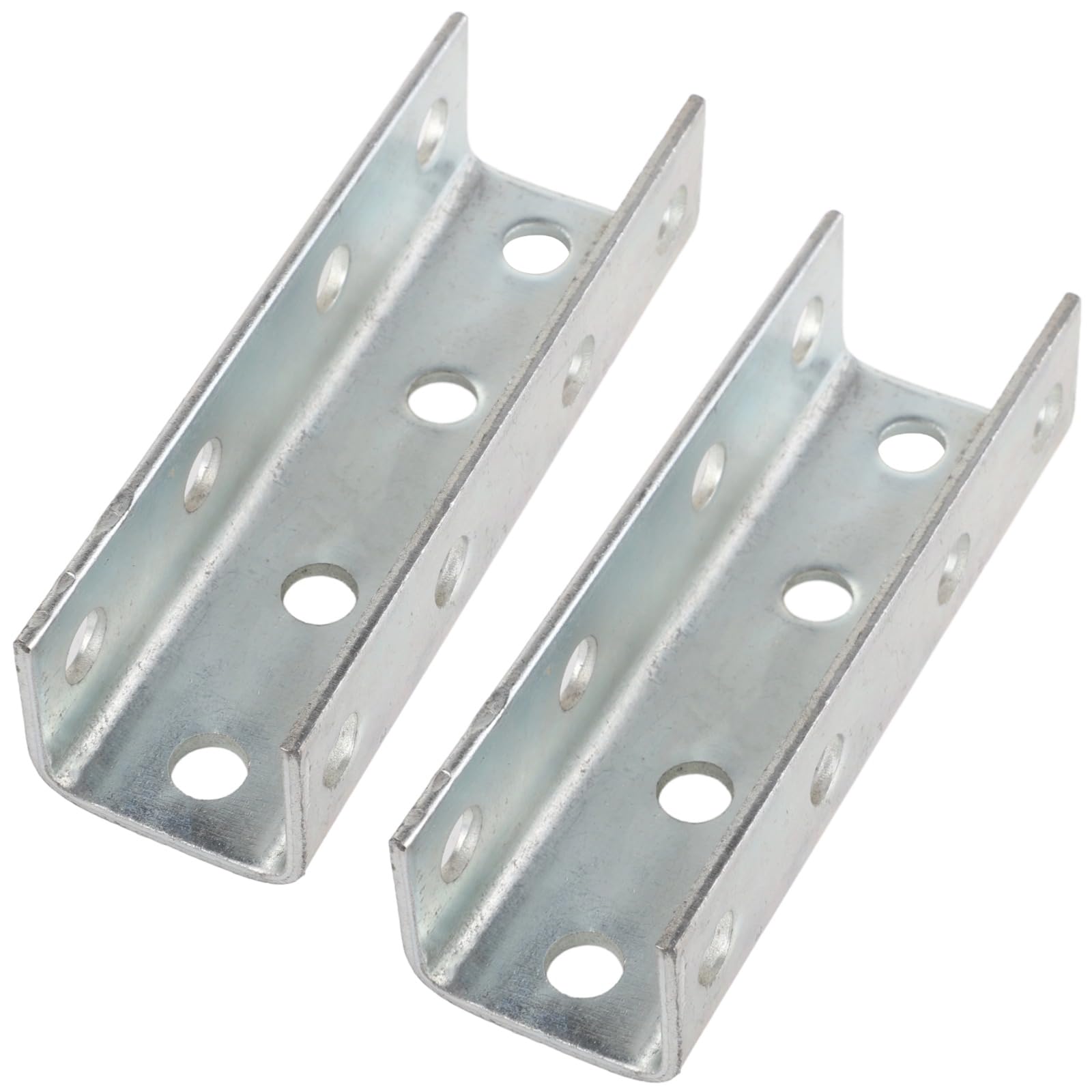 Photo 1 of 2 PCS Fittings Strut Connector Brackets, U-Shaped Splice External Channel Coupler, Electrogalvanized Metal Strut Channel Joiner Supports Fit for 1/2" Bolt in 1-5/8" Strut Channel