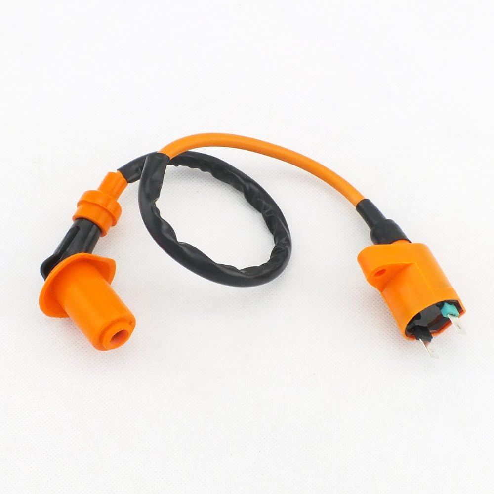 QAZAKY Performance Racing Ignition Coil + Spark Plug A7TC + 5 Pins CDI Compatible with GY6 4-Stroke 50cc-110cc 125cc 150cc Scooter ATV Go Kart Moped Quad Pit Dirt Bike 139QMB 152QMI 157QMJ XR50 CRF50 - Image 3