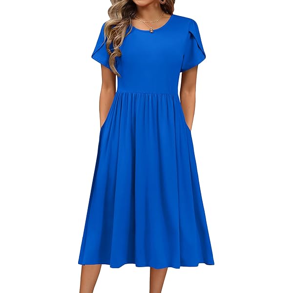 Women's Long Sleeve Denim Shirt Dress Button Down Ruffle Flowy Collared Mini Shift Drop Waist Jean Dresses - Product Details