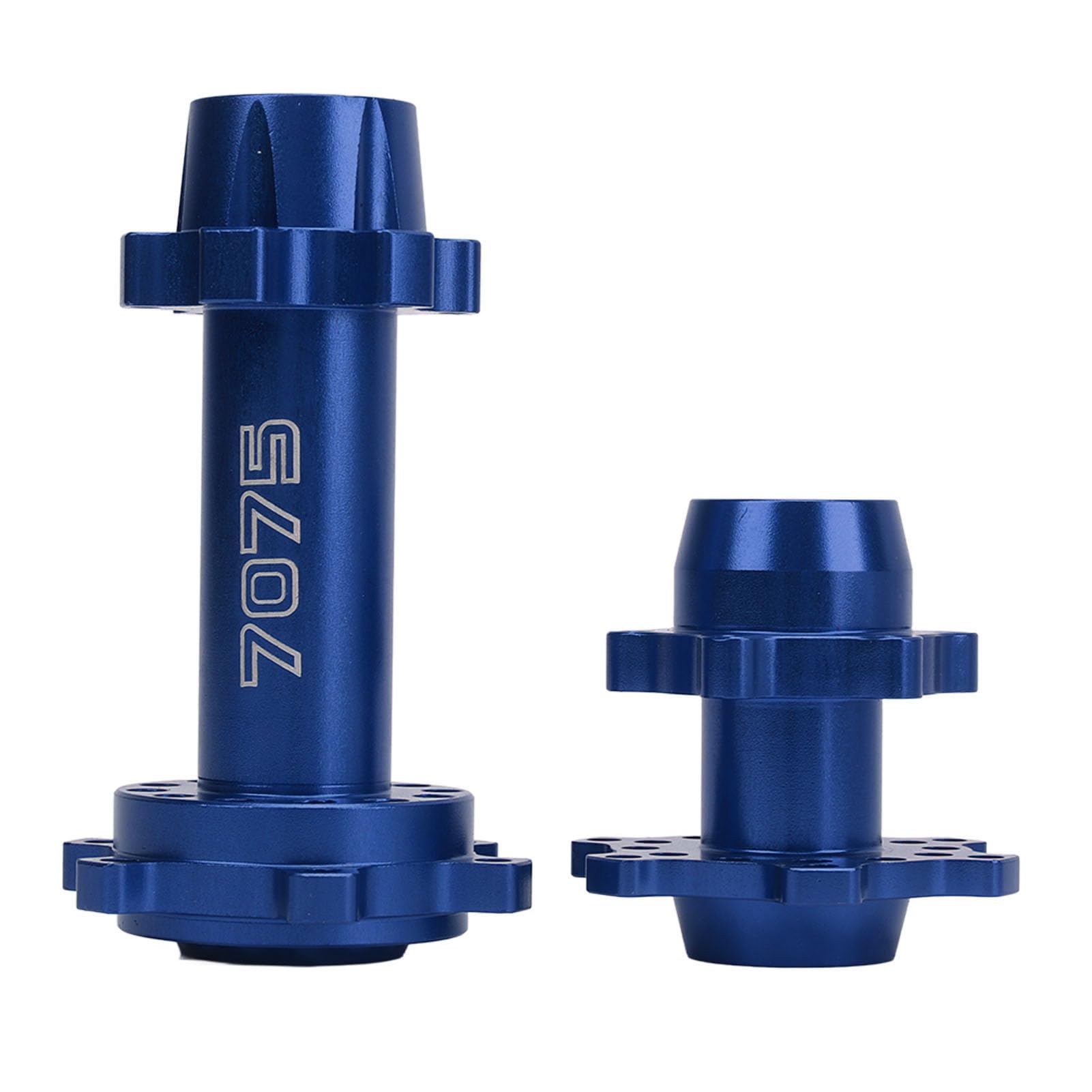 Yunir Aluminum Front Rear Wheel Hex Hub for LOSI 1/4 Promoto MX Electric Motorcycle Modification Upgrade, RC Motorcycle Wheel Hex Hubs, 4 Colors (Blue)