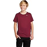 Nike Youth Boys Legend Short Sleeve Tee Shirt (Youth Small, Cardinal)