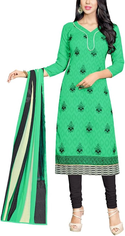 Applecreation Women's Cotton Unstitched Salwar Suit