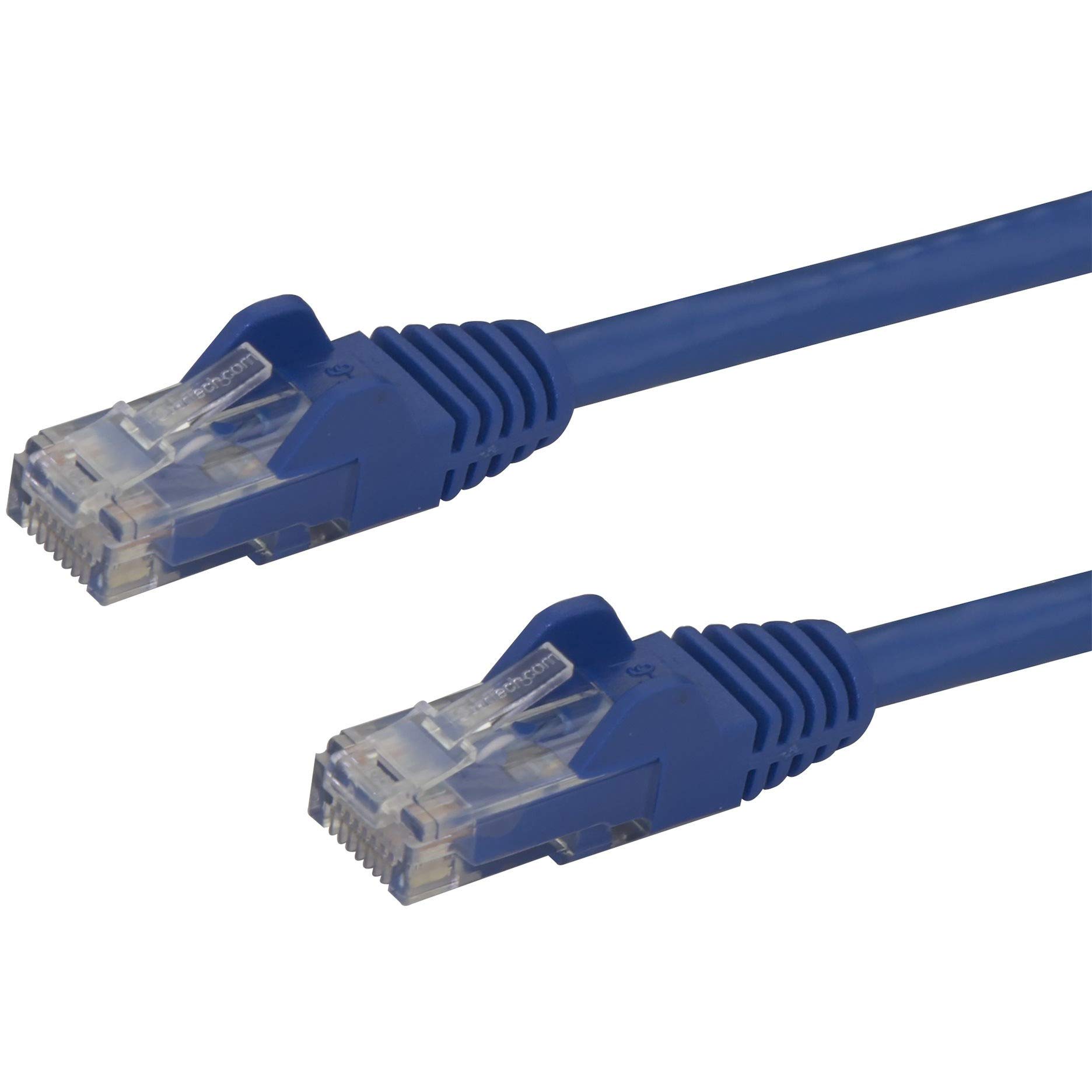 StarTech 10ft CAT6 Ethernet Cable - Blue CAT 6 Gigabit Ethernet Wire -250Mhz 100W PoE RJ45 UTP Network Patch Cord Snagless with Strain Relief (N6PATCH10BL) — image 1