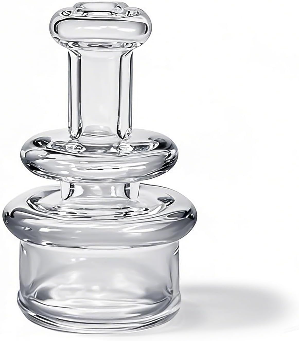 Photo 1 of Glass Wine and Beverage Bottle Stoppers, Decorative Clear Candy Jars Lids, Glass Attachment Accessories Pro Dry Top (Type A)