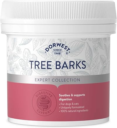 Dorwest Trees Barks Powder for Dogs & Cats 100g Slippery Elm Powder