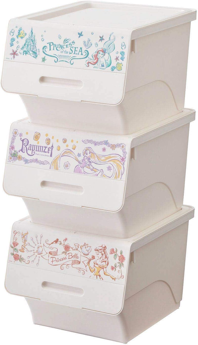 Amazon ベルメゾン ディズニー 収納ケース 3個 セット ふたつき 収納ケース ボックス プリンセス 収納ケース ボックス オンライン通販
