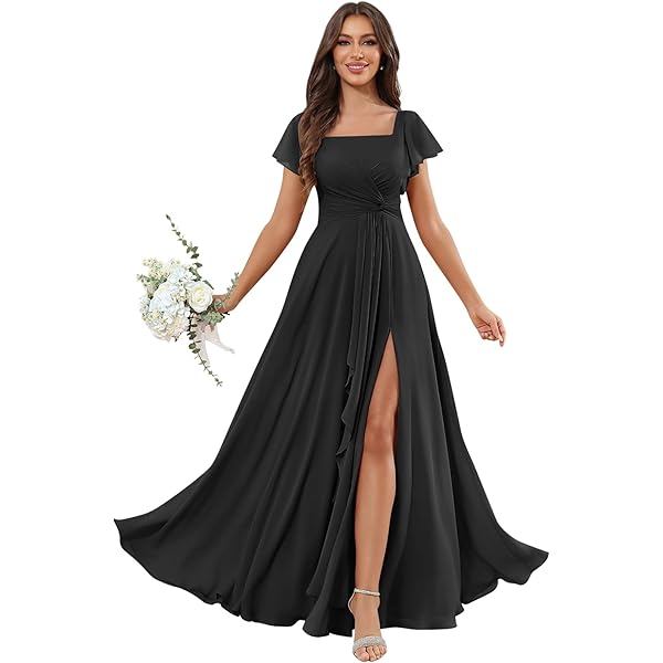 Ruched Chiffon Dress BOLENSYE Off-The-Shoulder Chiffon Bridesmaid Dress - Long With Slit, Pockets & Ruching Boho Bridesmaid Dress Ruched Chiffon Dress BOLENSYE Off-The-Shoulder Chiffon Bridesmaid Dress - Long With Slit, Pockets & Ruching Boho Bridesmaid Dress