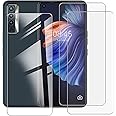 AQGG 3 Pack Screen Protector for Tecno Camon 17 (6.6"),9H Hardness - HD - 2.5D Edge - Bubble Free - Scratch Resistant Protective Film Tempered Glass for Tecno Camon 17