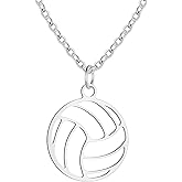HANRESHE Soccer Ball Necklace Pendant for Girls Sports Jewelry 14K Gold Plated Soccer Cross Necklace for Boys Soccer Player Gifts