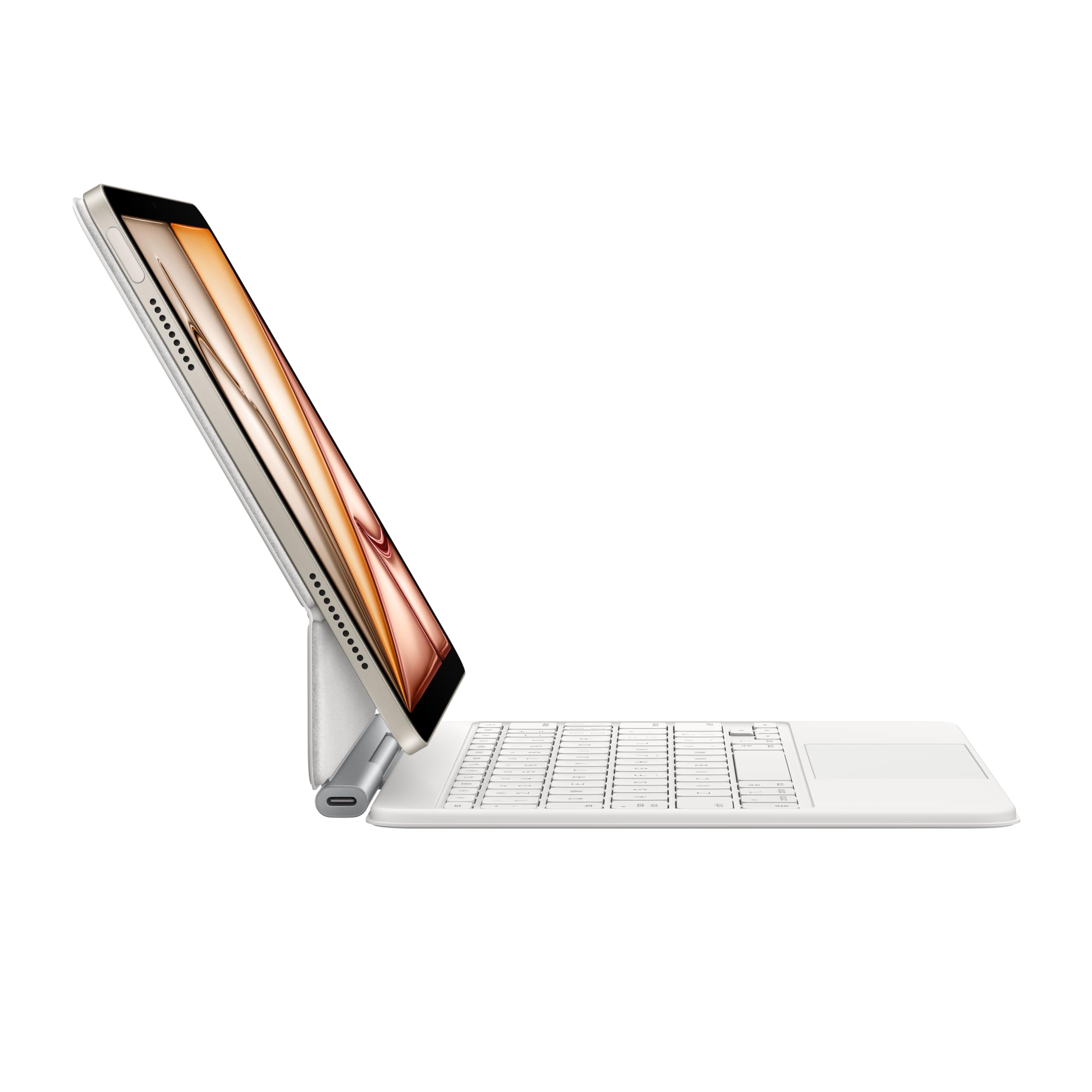 Apple Magic Keyboard: Keyboard and Case for iPad Air 11-inch (M2 and M3) and iPad Air (4th and 5th Generation), US English — White