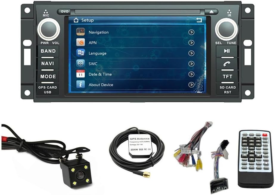 TLTek 6.2 inch Touch Screen Car GPS Navigation System For Jeep Wrangler  2011-2016 Jeep Compass DVD Player+Backup Camera+North America Map:  Amazon.ca: Electronics