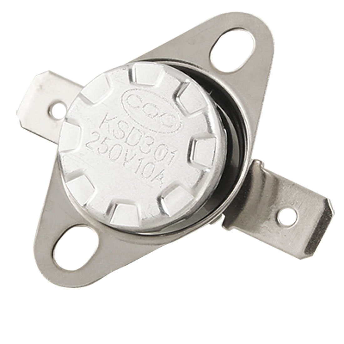 sourcingmap 250V 10A Temperature Controlled Switch Thermostat 125C Celsius N.C. KSD301