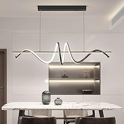 Modern Led Chandeliers for Dining Room, Dimmable