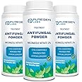 Puregen Labs Antifungal Powder with 2% Miconazole Nitrate for Common Fungal Infections Including Athlete’s Foot, Jock Itch and Ringworm, Talc Free, 3 oz (85g)
