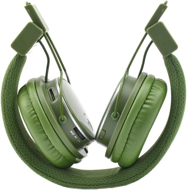 Ameego Foldable BT Headphones with Microphone, Micro SD/TF Card Player, FM Radio - Image 4