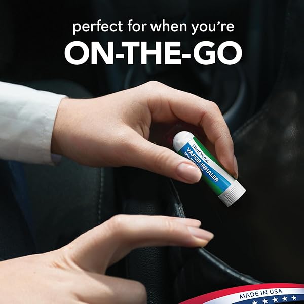 SINUCLEANSE VAPOR INHALER, MADE IN USA, PORTABLE, ON-THE-GO, NON-MEDICATED, REFRESHING VAPORS, PACK OF 3 VAPOR STICKS