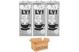Oatly Original Barista Edition Oat Milk Value Bundle 32oz Cartons, (3 pack), by Litezout