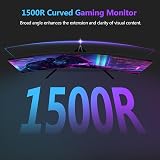 Z Edge UG27Q 27 Inch QHD Curved Gaming Monitor 165Hz 1ms MPRT FreeSync view 5