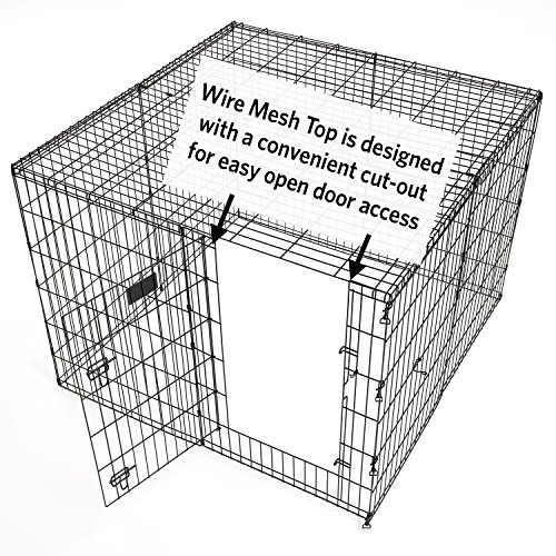 image for MidWest Homes for Pets Exercise Pen Metal Top | Dog Pen Top Fits Midwe