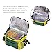 [2-Pack] Glass Meal Prep Containers, Reusable Food Storage Containers with Insulated Thermal Cooler Bag ( BPA Free, 2 Leakproof Compartments), Microwave/Freezer/Oven/Dishwasher Safe