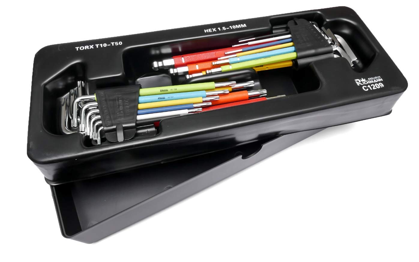 RICHMANN Torx Security, Hexagonal Key Set 18 pcs, Ball Ended (C1209)