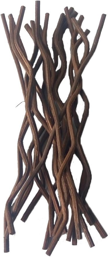 Brown Wavy Rattan Reed Fragrance Diffuser Replacement Refill Sticks
