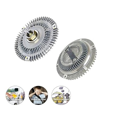 Radiator Cooling Fan Clutch Compatible with BMW 3 5 M Z3 E36 E46 E53 E34 Series e39 528i 525i 530i 338 728i 728il x5 328i 325i 323i 320i 520i Fan