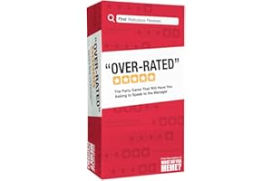 WHAT DO YOU MEME? Over-Rated - The Game of Ridiculous Reviews - Adult Party Games for Social Gatherings