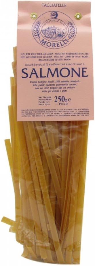 Antico Pastificio Toscano MORELLI - Tagliatelle with salmon (250 grams)